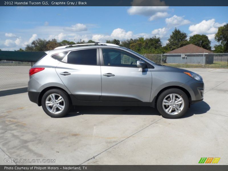 Graphite Gray / Black 2012 Hyundai Tucson GLS