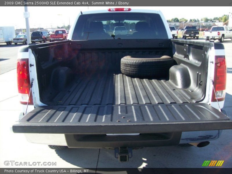 Summit White / Ebony 2009 GMC Sierra 2500HD SLE Extended Cab 4x4