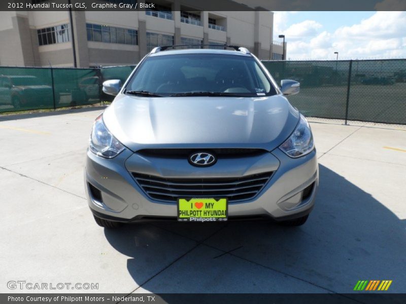 Graphite Gray / Black 2012 Hyundai Tucson GLS