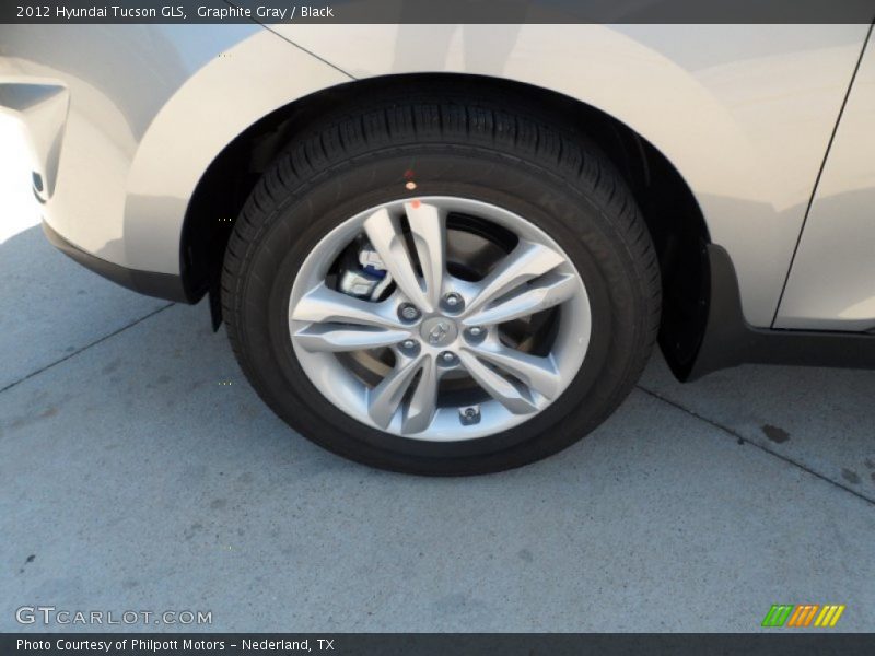 Graphite Gray / Black 2012 Hyundai Tucson GLS