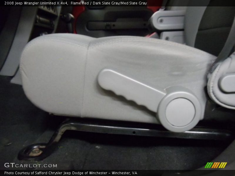 Flame Red / Dark Slate Gray/Med Slate Gray 2008 Jeep Wrangler Unlimited X 4x4