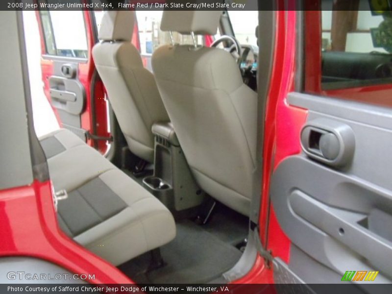 Flame Red / Dark Slate Gray/Med Slate Gray 2008 Jeep Wrangler Unlimited X 4x4