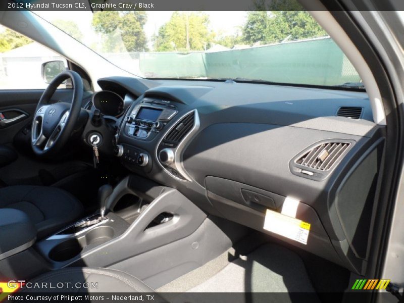 Graphite Gray / Black 2012 Hyundai Tucson GLS