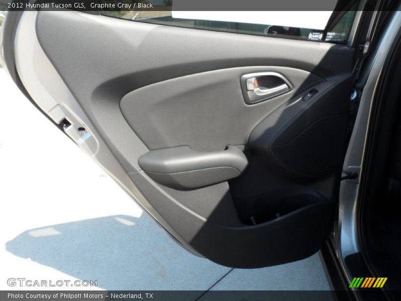 Graphite Gray / Black 2012 Hyundai Tucson GLS