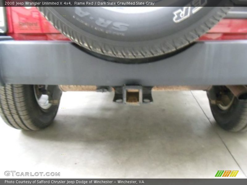 Flame Red / Dark Slate Gray/Med Slate Gray 2008 Jeep Wrangler Unlimited X 4x4