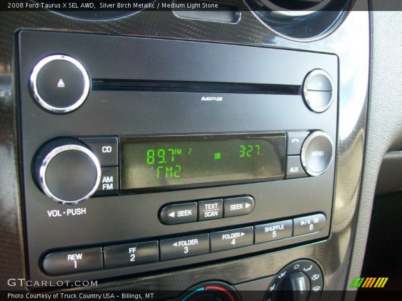 Silver Birch Metallic / Medium Light Stone 2008 Ford Taurus X SEL AWD