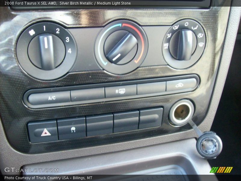 Silver Birch Metallic / Medium Light Stone 2008 Ford Taurus X SEL AWD