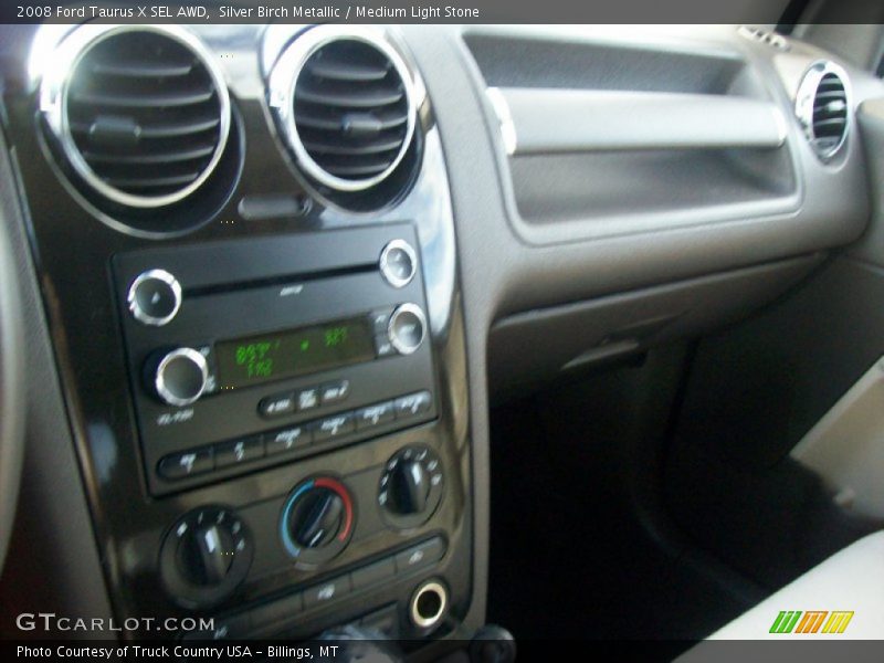 Silver Birch Metallic / Medium Light Stone 2008 Ford Taurus X SEL AWD