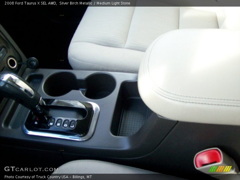 Silver Birch Metallic / Medium Light Stone 2008 Ford Taurus X SEL AWD