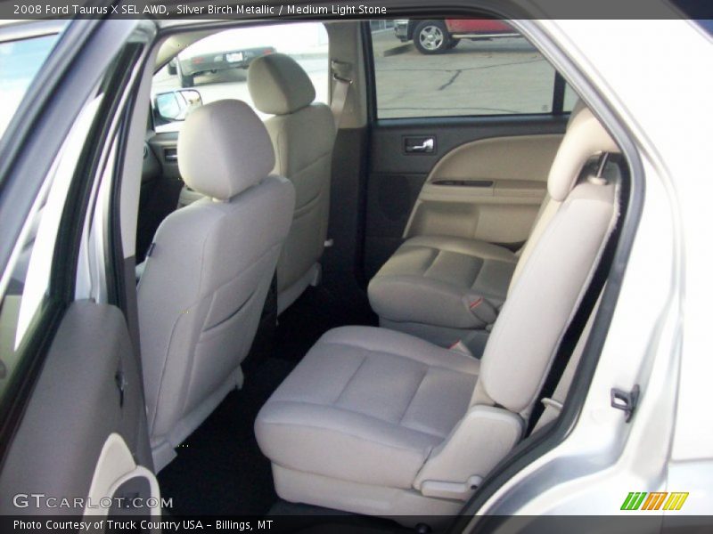 Silver Birch Metallic / Medium Light Stone 2008 Ford Taurus X SEL AWD