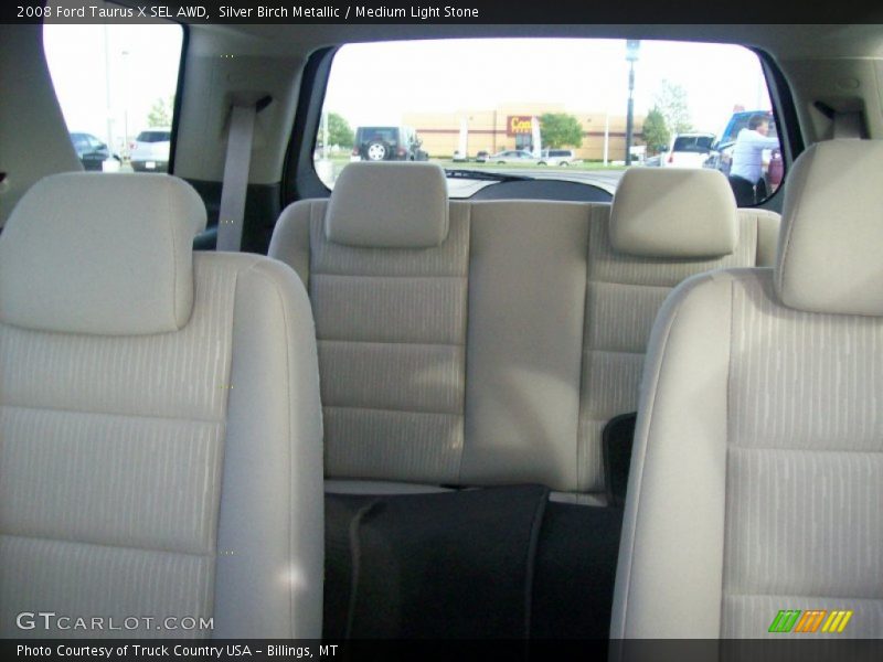 Silver Birch Metallic / Medium Light Stone 2008 Ford Taurus X SEL AWD