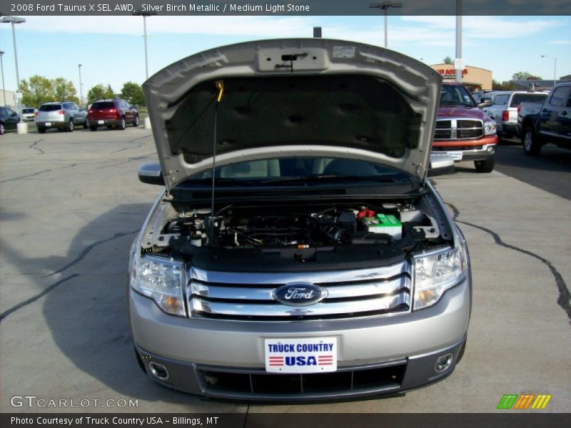 Silver Birch Metallic / Medium Light Stone 2008 Ford Taurus X SEL AWD