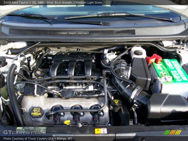 Silver Birch Metallic / Medium Light Stone 2008 Ford Taurus X SEL AWD