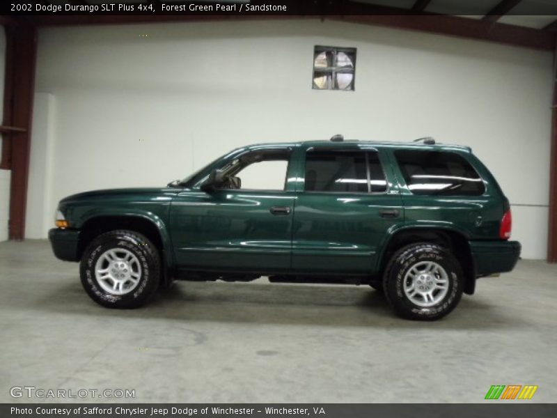  2002 Durango SLT Plus 4x4 Forest Green Pearl