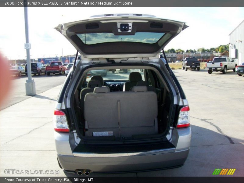 Silver Birch Metallic / Medium Light Stone 2008 Ford Taurus X SEL AWD