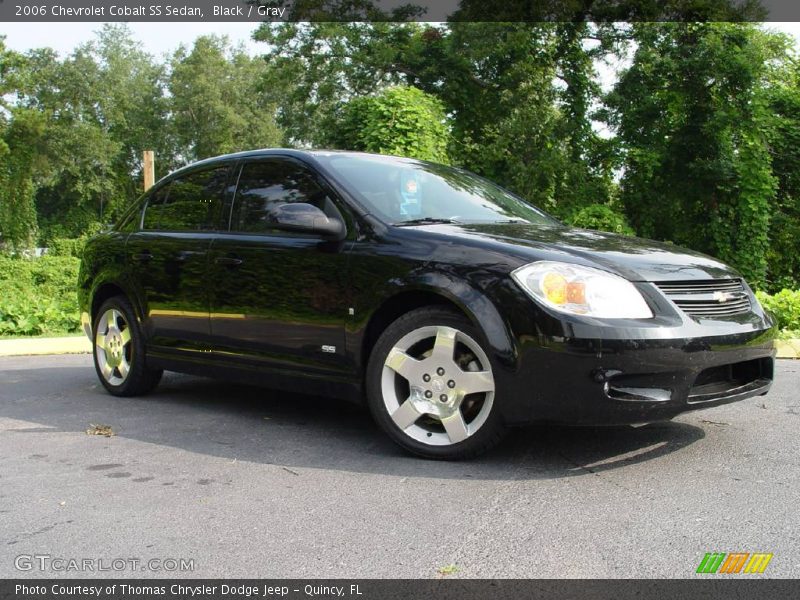 Black / Gray 2006 Chevrolet Cobalt SS Sedan