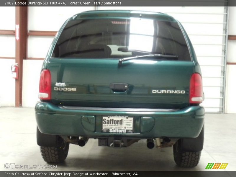 Forest Green Pearl / Sandstone 2002 Dodge Durango SLT Plus 4x4