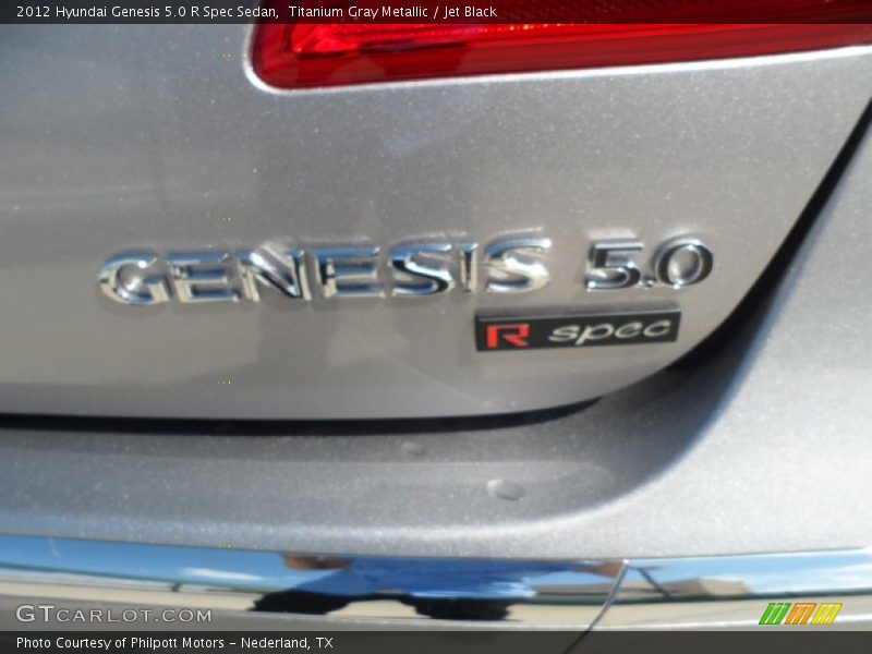  2012 Genesis 5.0 R Spec Sedan Logo