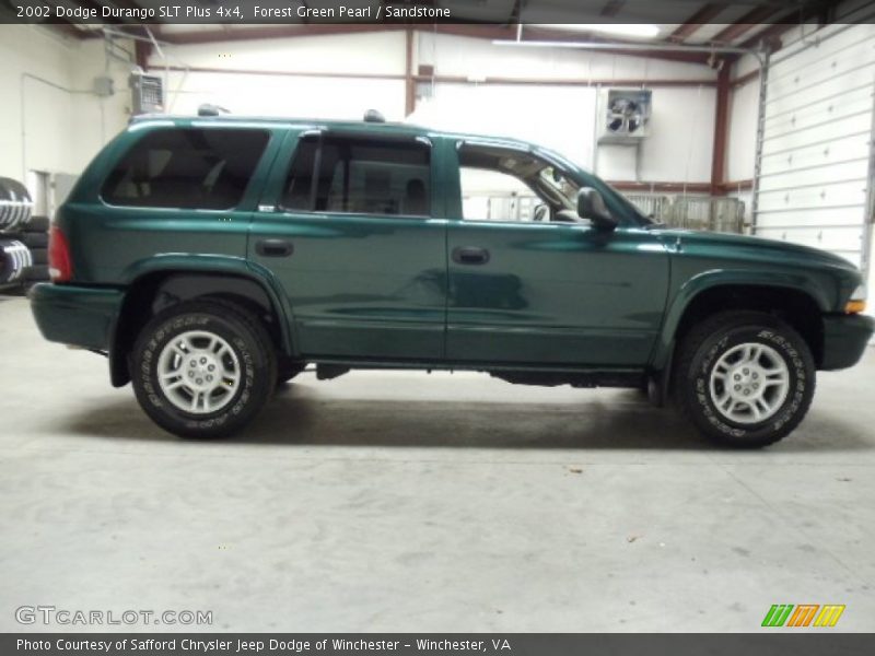 Forest Green Pearl / Sandstone 2002 Dodge Durango SLT Plus 4x4