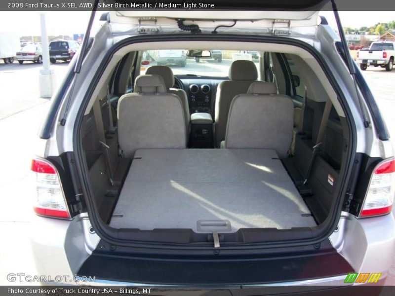 Silver Birch Metallic / Medium Light Stone 2008 Ford Taurus X SEL AWD