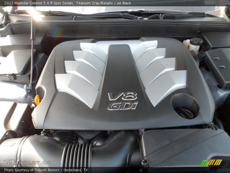  2012 Genesis 5.0 R Spec Sedan Engine - 5.0 Liter GDI DOHC 32-Valve D-CVVT V8