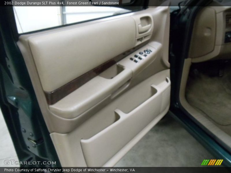 Forest Green Pearl / Sandstone 2002 Dodge Durango SLT Plus 4x4