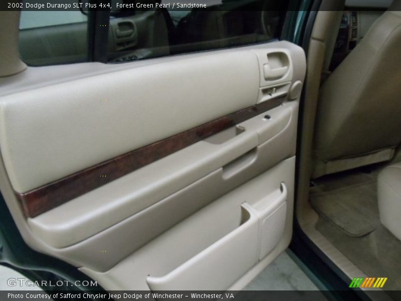 Forest Green Pearl / Sandstone 2002 Dodge Durango SLT Plus 4x4