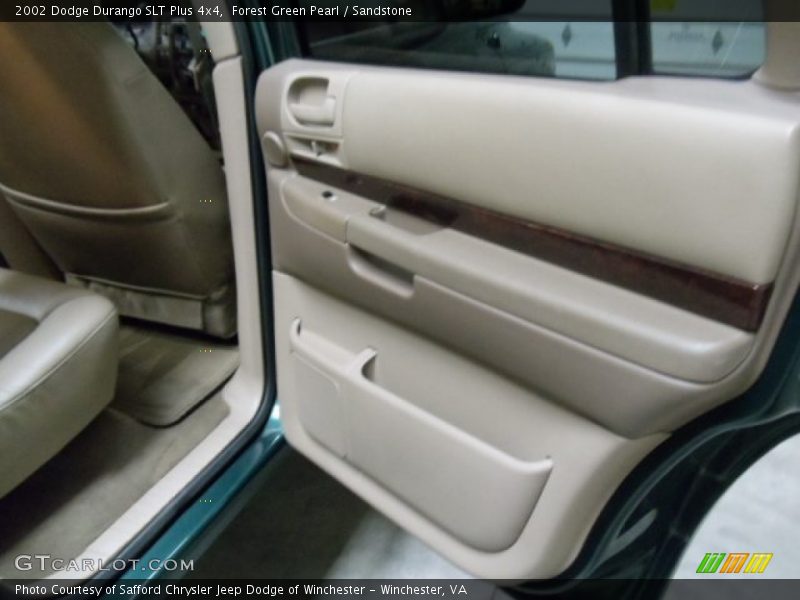 Forest Green Pearl / Sandstone 2002 Dodge Durango SLT Plus 4x4