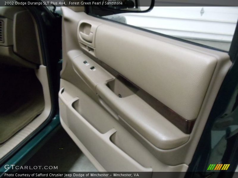Forest Green Pearl / Sandstone 2002 Dodge Durango SLT Plus 4x4