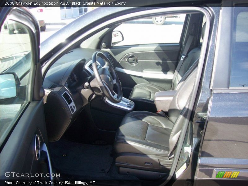 Black Granite Metallic / Ebony 2008 Chevrolet Equinox Sport AWD