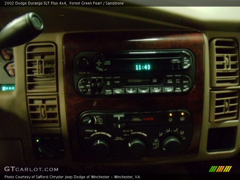 Forest Green Pearl / Sandstone 2002 Dodge Durango SLT Plus 4x4