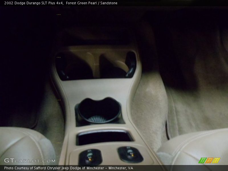 Forest Green Pearl / Sandstone 2002 Dodge Durango SLT Plus 4x4