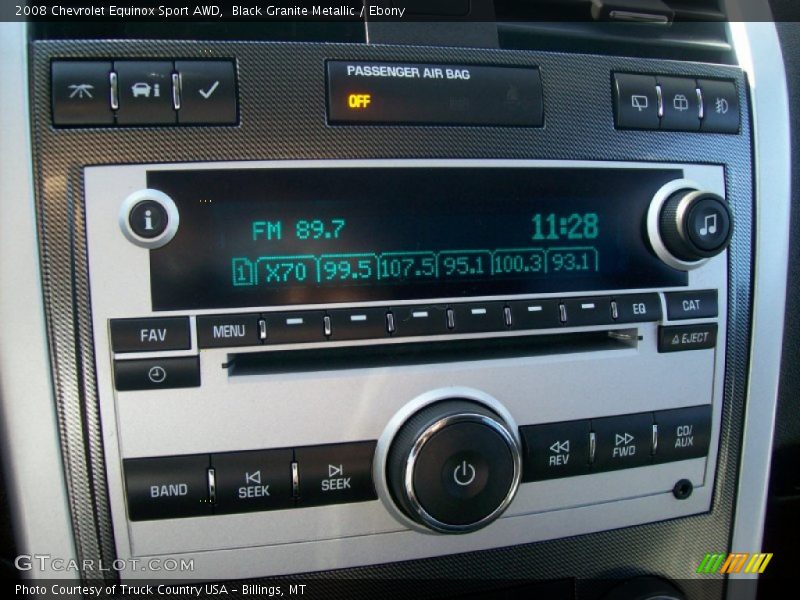 Audio System of 2008 Equinox Sport AWD