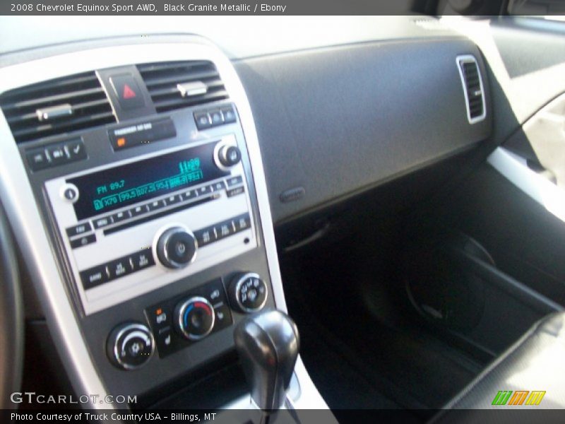Black Granite Metallic / Ebony 2008 Chevrolet Equinox Sport AWD