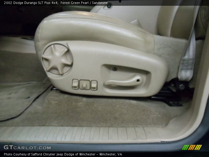 Forest Green Pearl / Sandstone 2002 Dodge Durango SLT Plus 4x4