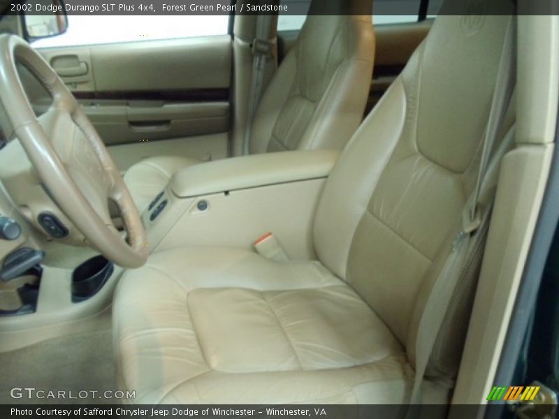 Forest Green Pearl / Sandstone 2002 Dodge Durango SLT Plus 4x4