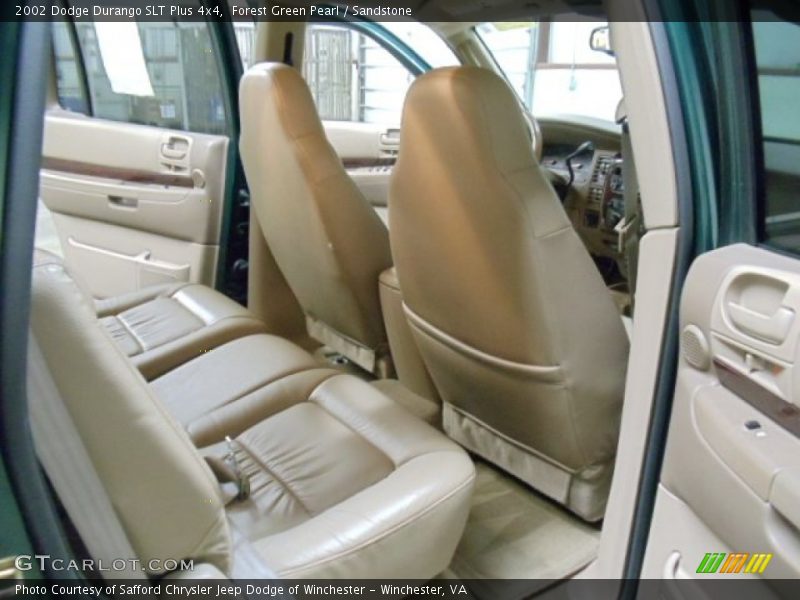 Forest Green Pearl / Sandstone 2002 Dodge Durango SLT Plus 4x4