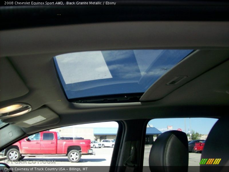 Black Granite Metallic / Ebony 2008 Chevrolet Equinox Sport AWD