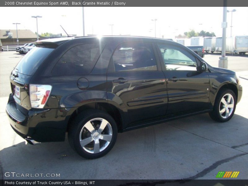 Black Granite Metallic / Ebony 2008 Chevrolet Equinox Sport AWD