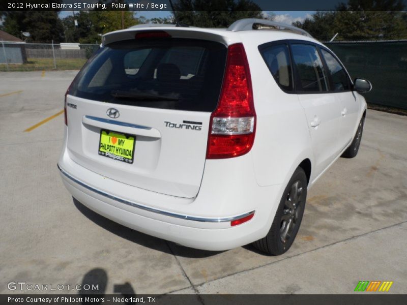 Polar White / Beige 2012 Hyundai Elantra SE Touring