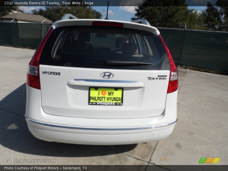 Polar White / Beige 2012 Hyundai Elantra SE Touring