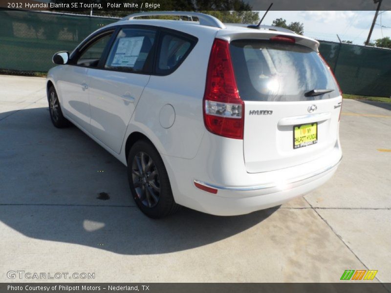 Polar White / Beige 2012 Hyundai Elantra SE Touring