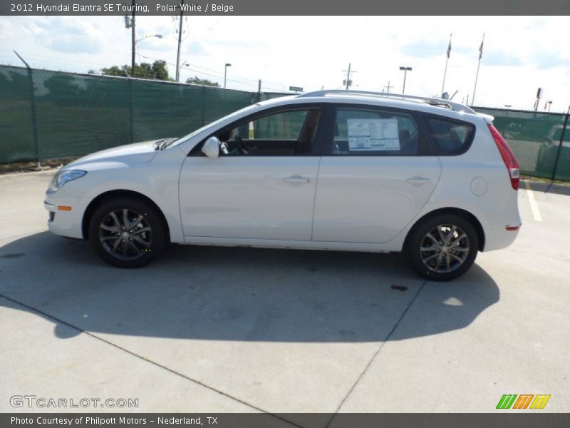 Polar White / Beige 2012 Hyundai Elantra SE Touring