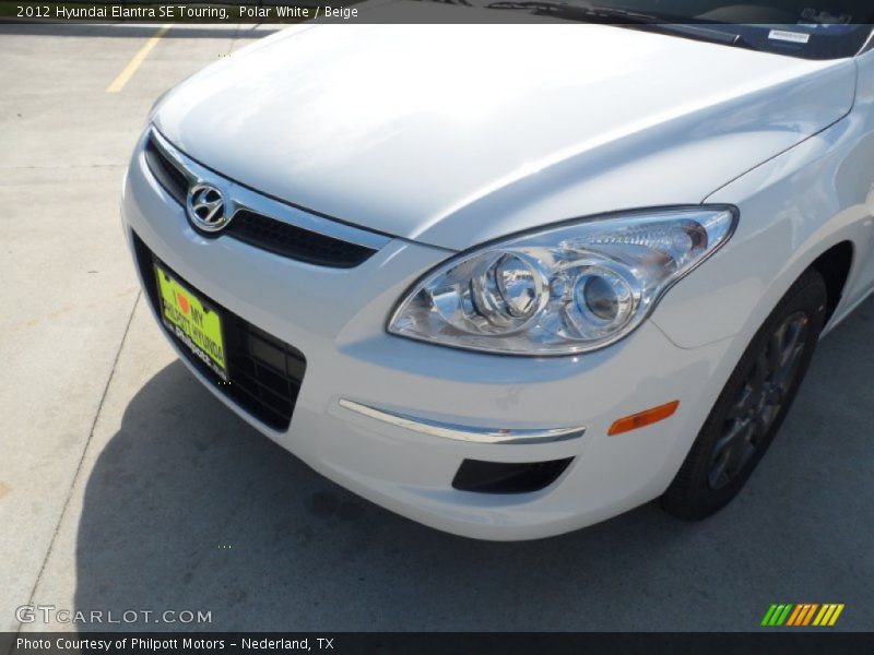 Polar White / Beige 2012 Hyundai Elantra SE Touring