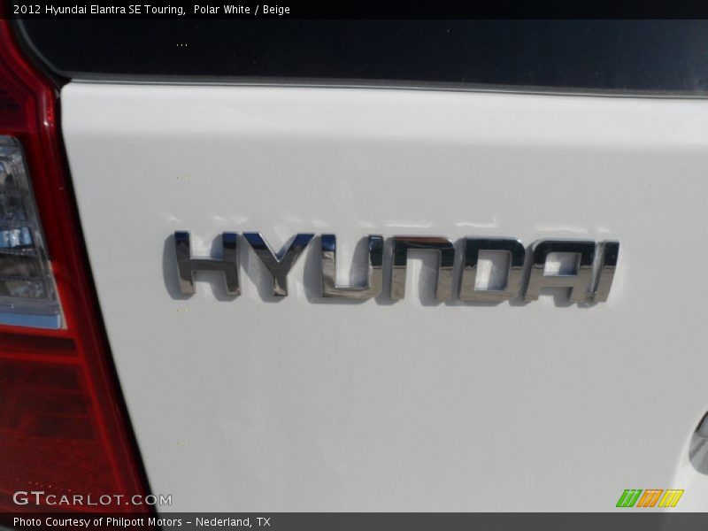 Polar White / Beige 2012 Hyundai Elantra SE Touring