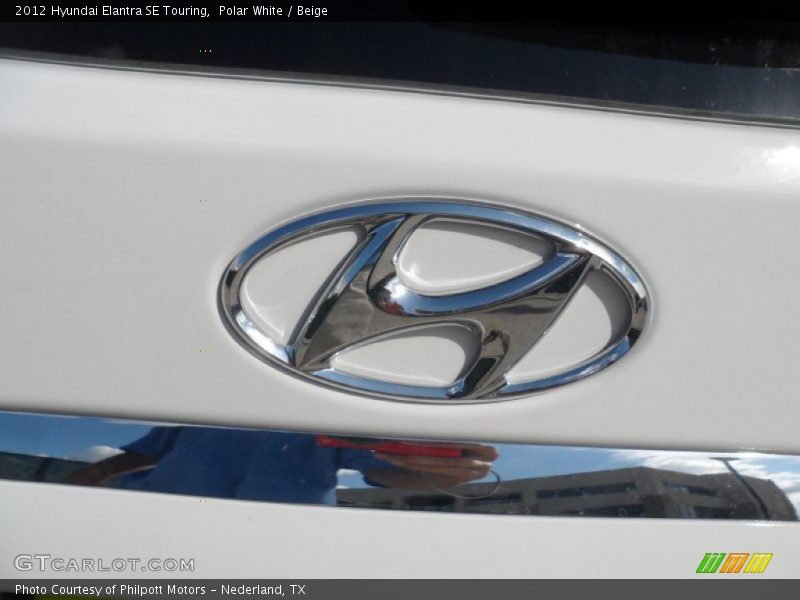 Polar White / Beige 2012 Hyundai Elantra SE Touring