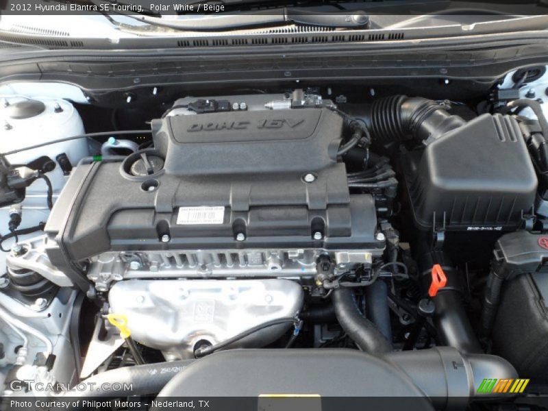  2012 Elantra SE Touring Engine - 2.0 Liter DOHC 16-Valve D-CVVT 4 Cylinder