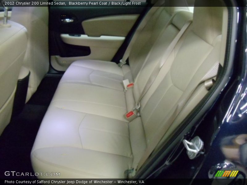 Blackberry Pearl Coat / Black/Light Frost 2012 Chrysler 200 Limited Sedan
