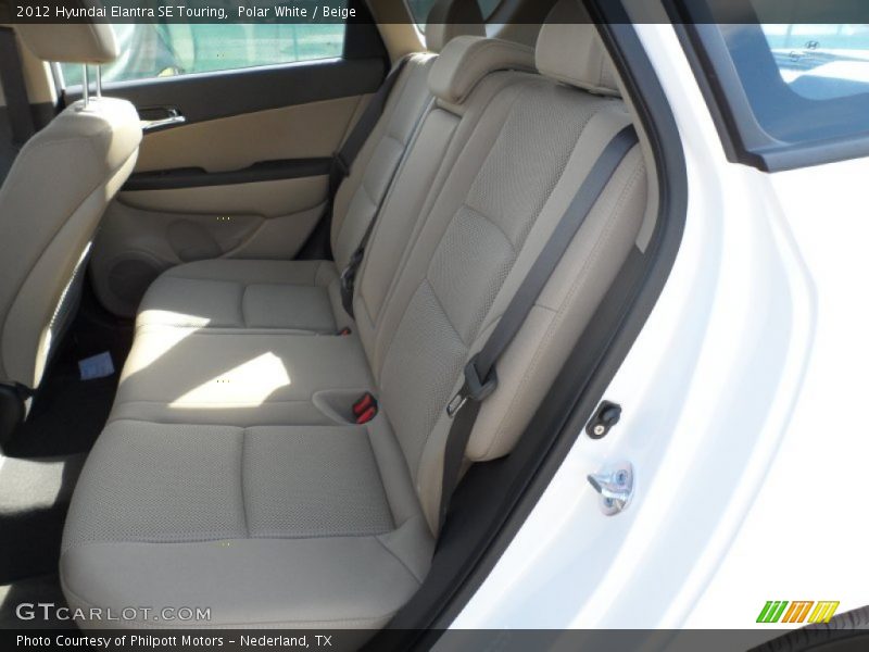 Polar White / Beige 2012 Hyundai Elantra SE Touring