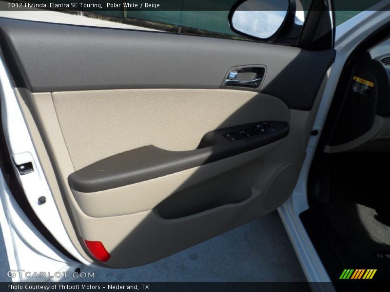 Polar White / Beige 2012 Hyundai Elantra SE Touring